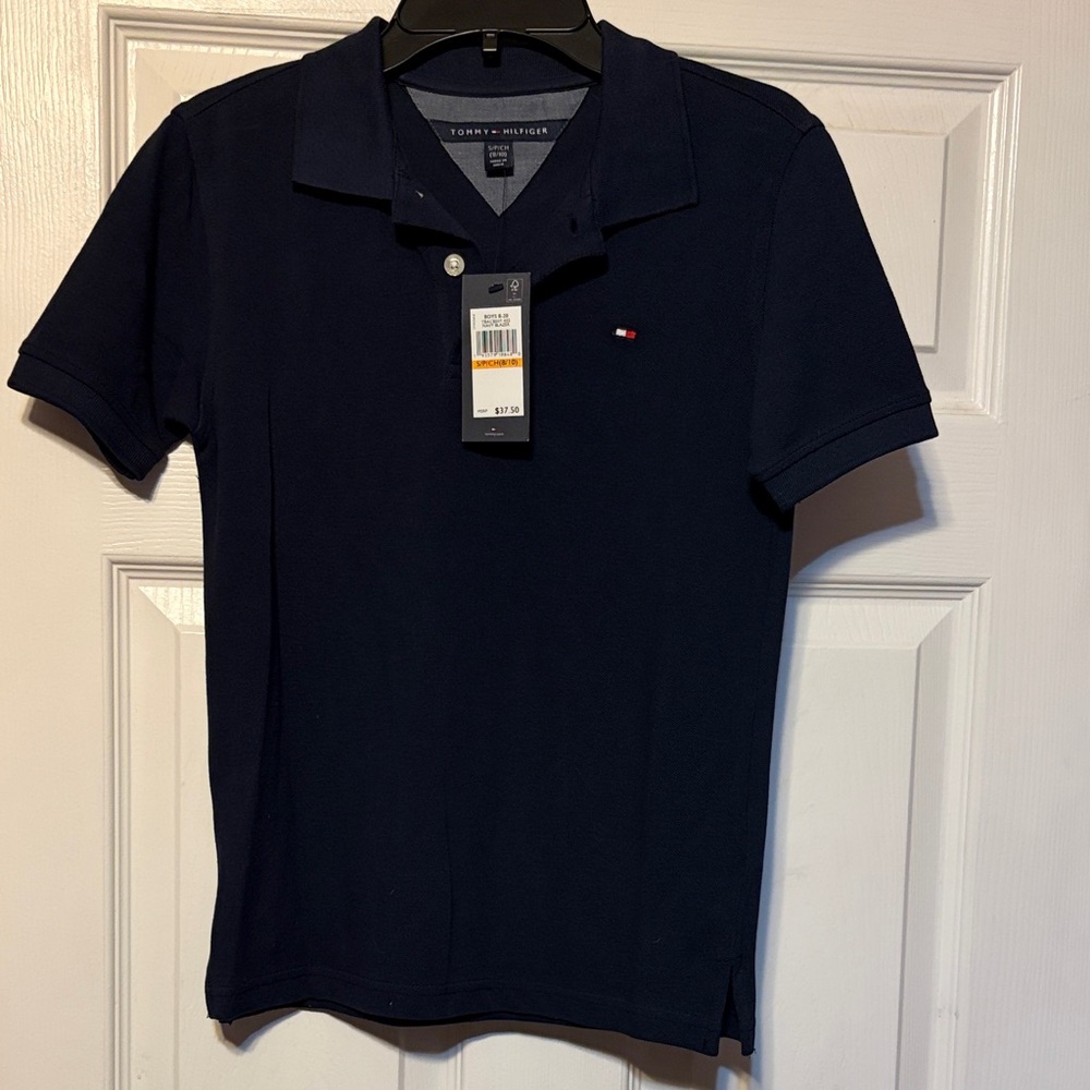 Tommy Hilfiger Men's Dark Navy Short Sleeve Polo
